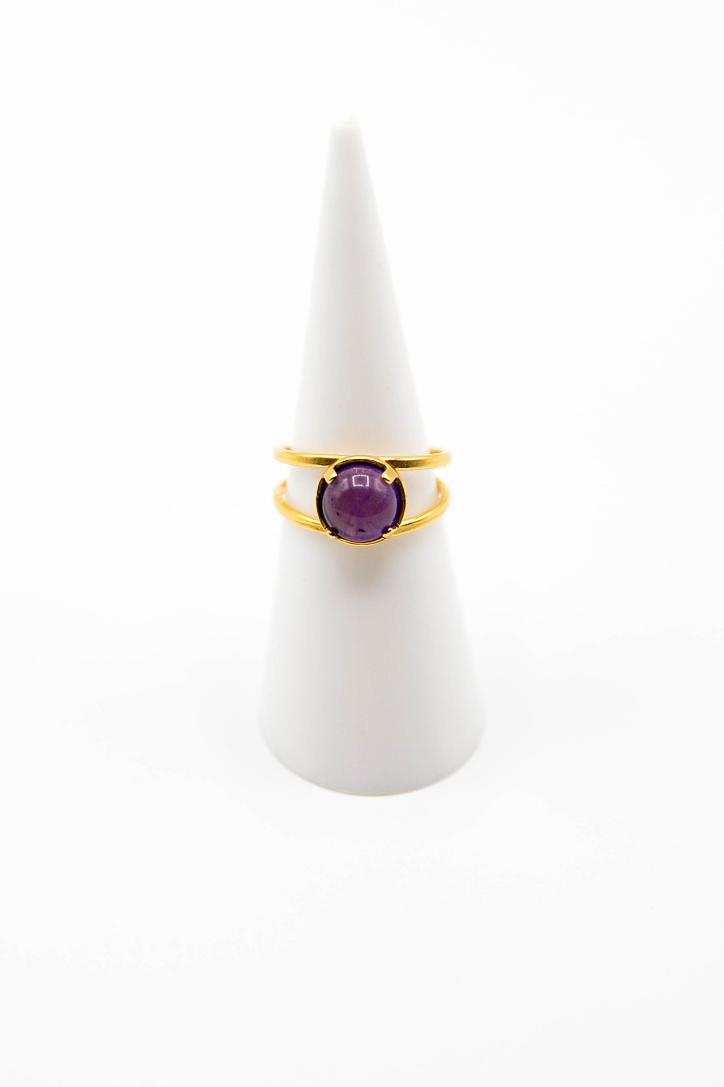 Striped Amethyst (Available in Silver, Gold or Rose Gold)