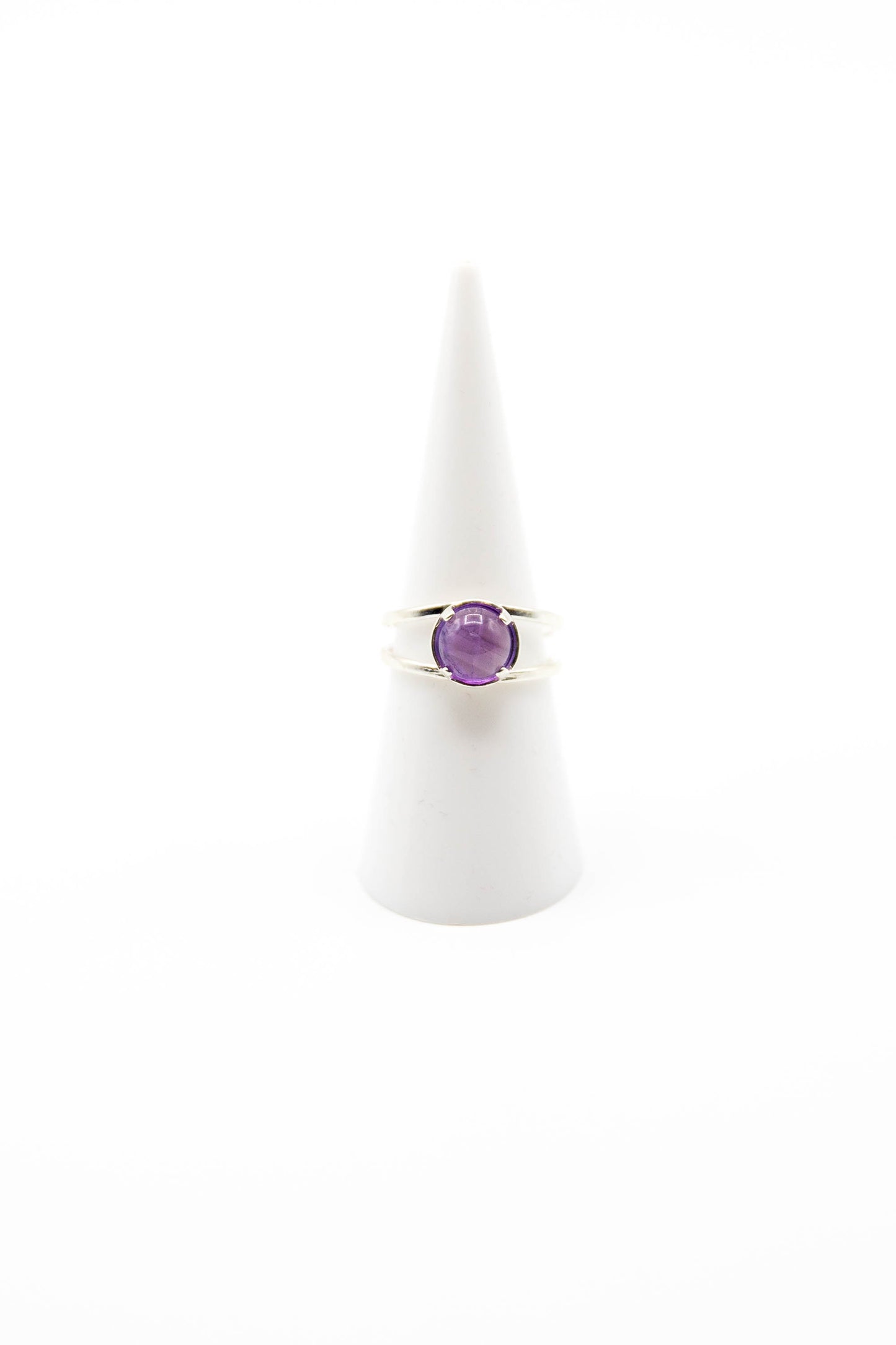 Striped Amethyst (Available in Silver, Gold or Rose Gold)