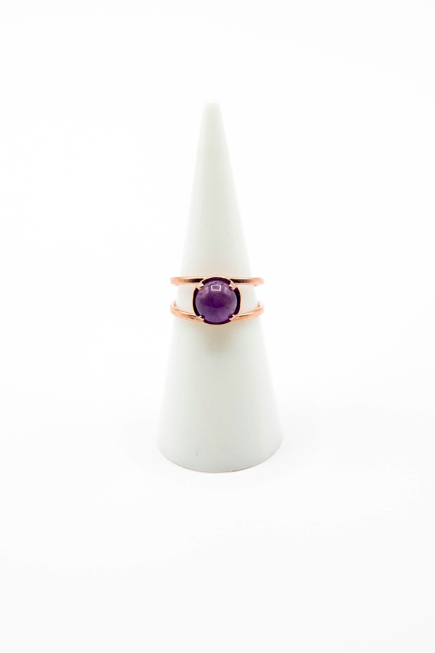 Striped Amethyst (Available in Silver, Gold or Rose Gold)