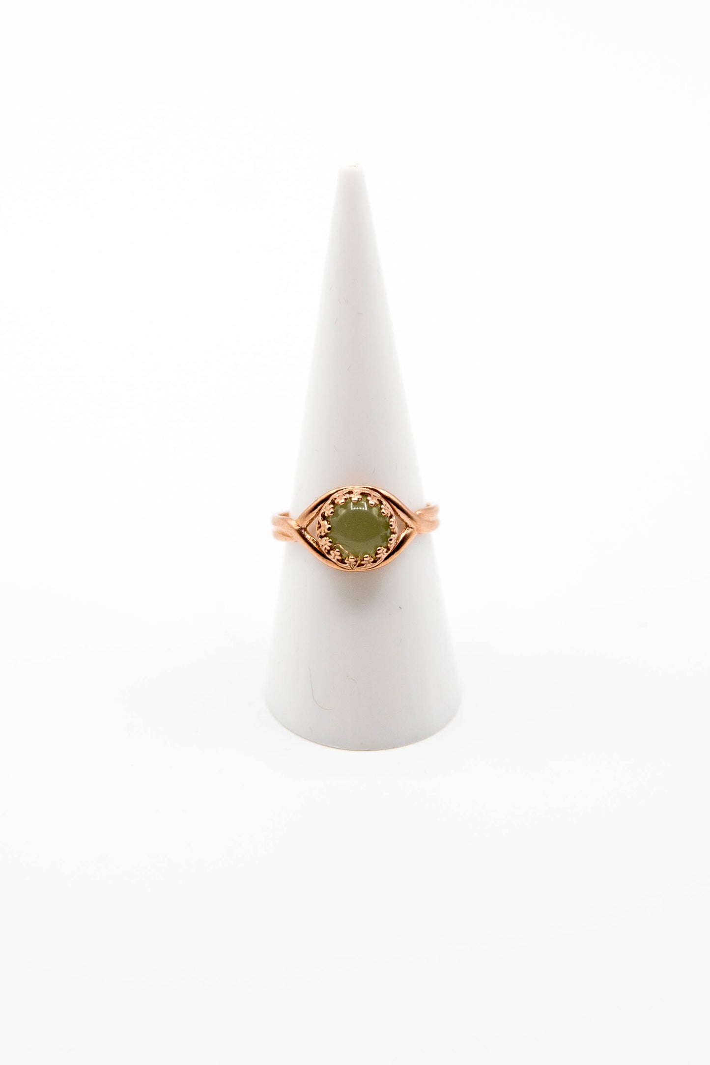 Crowned Jade (Available in Silver, Gold or Rose Gold)