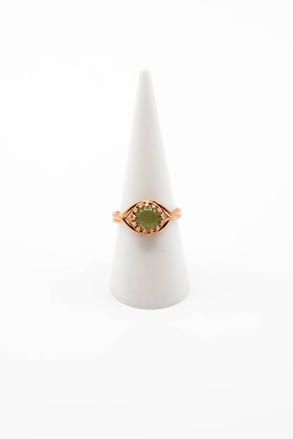 Crowned Jade (Available in Silver, Gold or Rose Gold)